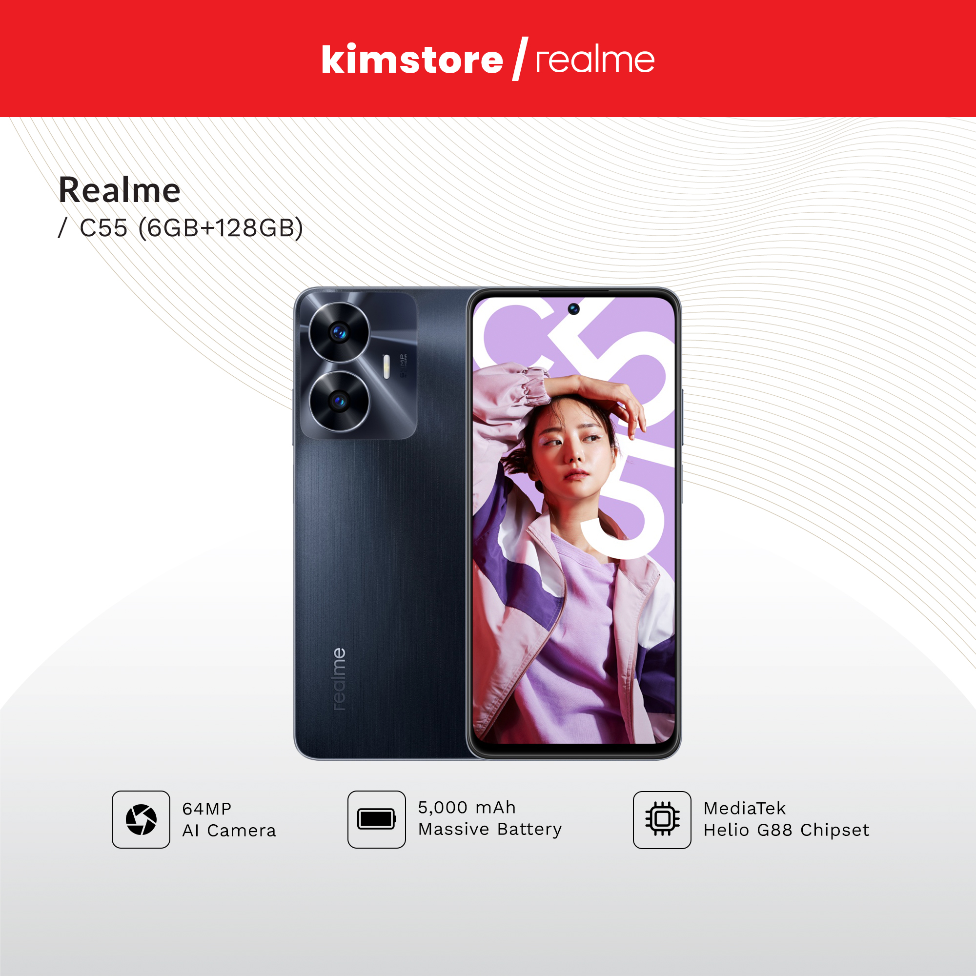 Realme C55 Rmx3710 6Gb 128Gb Lazada PH