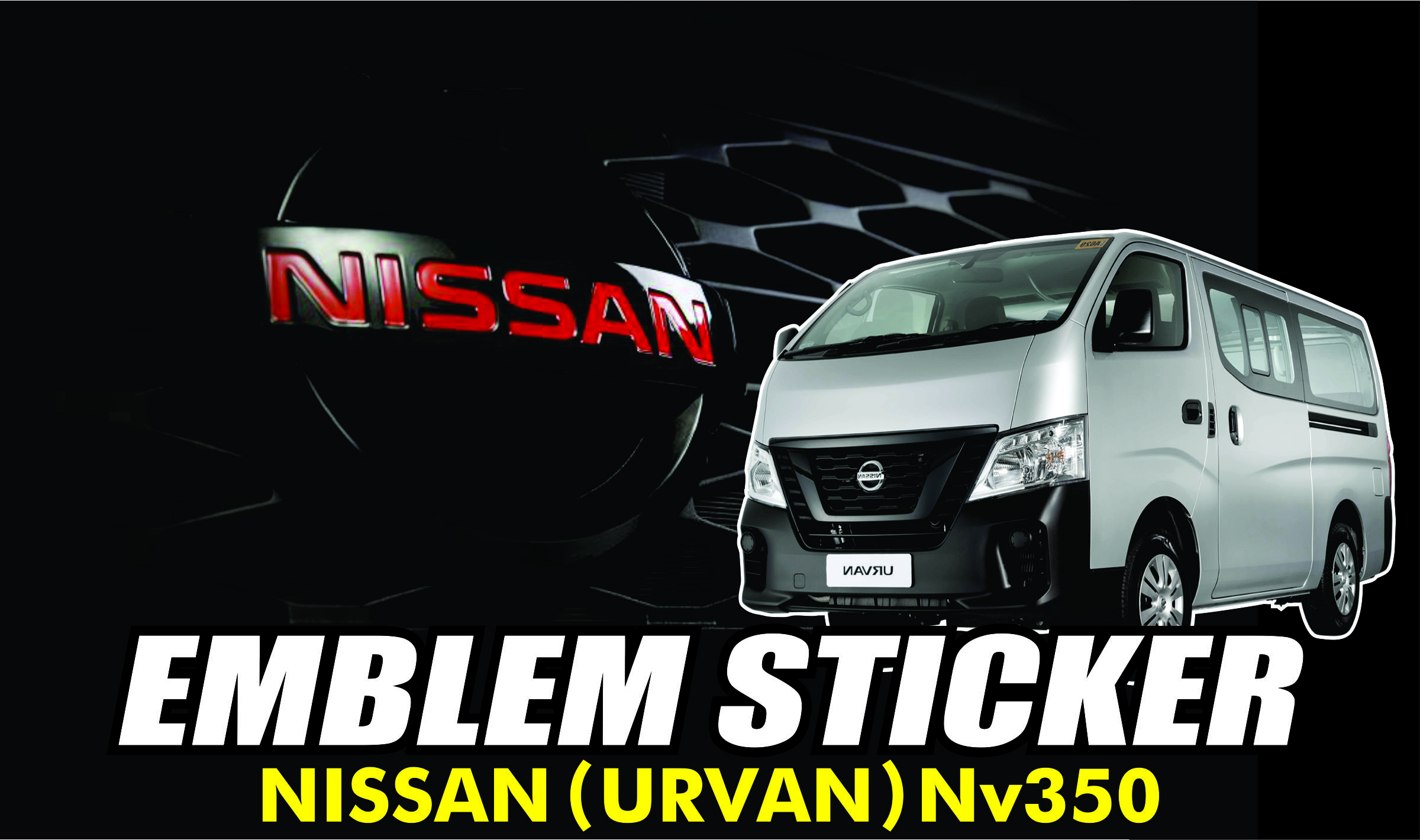 Nissan Urvan Nv Emblem Logo Sticker Lazada Ph