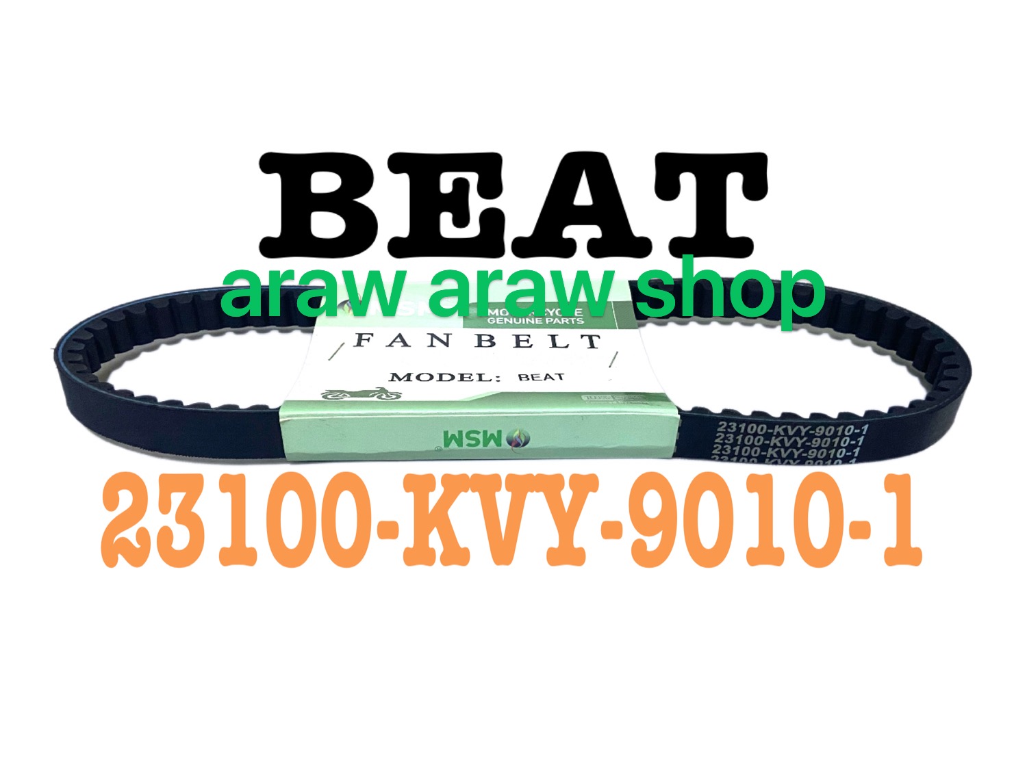 Genuine Original Motorcycle Drive Belt Fan Belt For CLICK BEAT SKYDRIVE