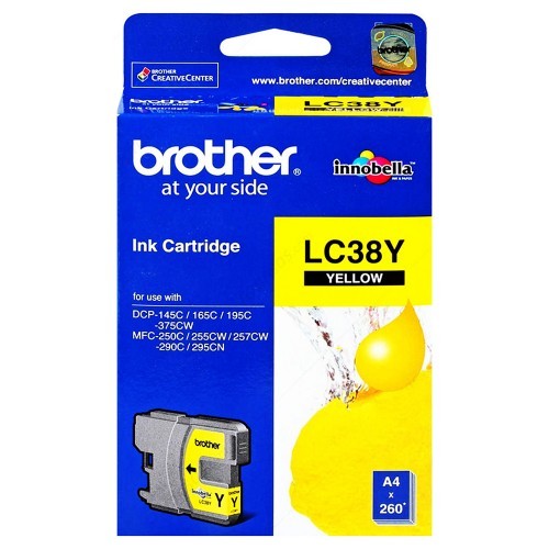 Brother Lc Y Yellow Color Original Ink Cartridge Brother Lc