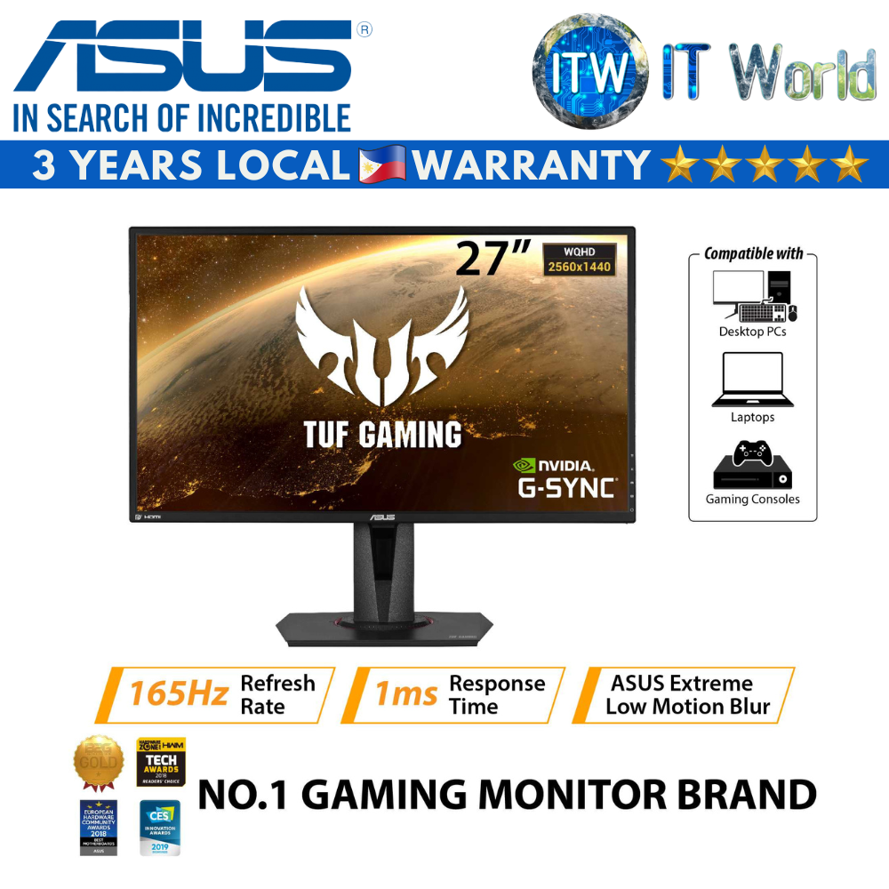 Asus Tuf Gaming Vg Aq Hdr Gaming Monitor Wqhd X Ips