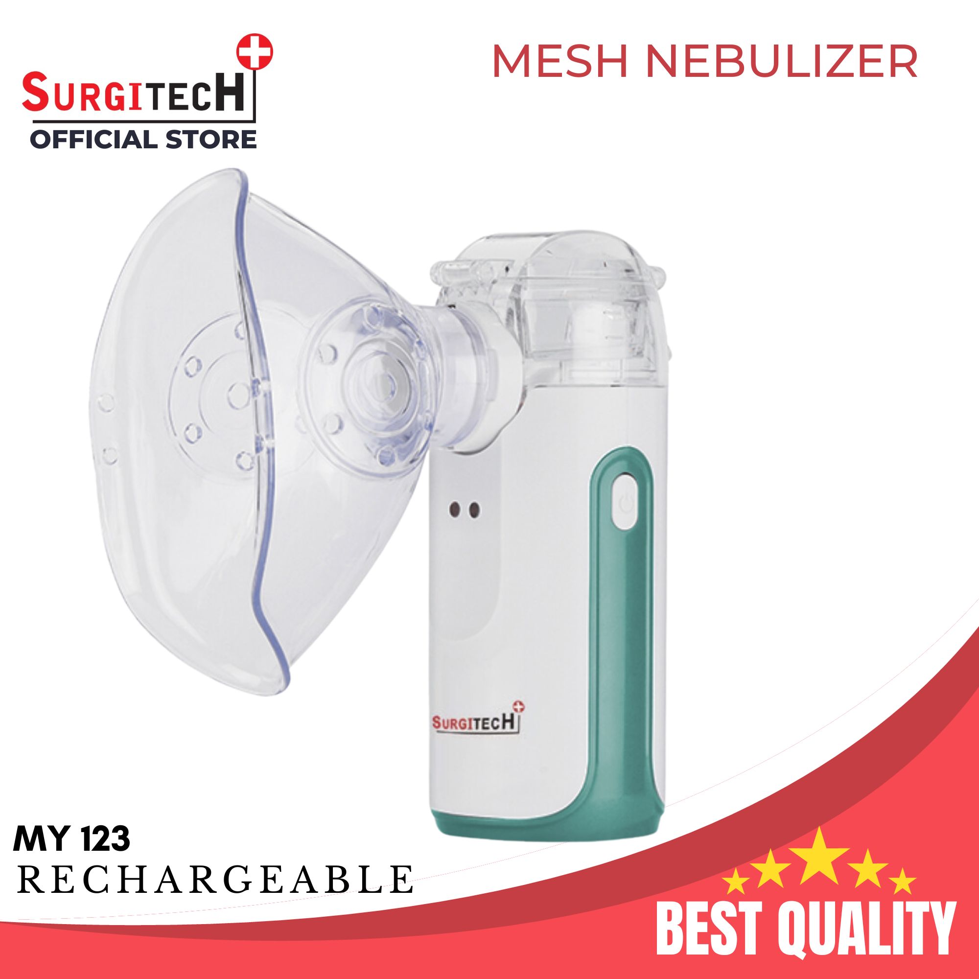 Surgitech Mesh Nebulizer For Adult And Pedia Complete Accessories My