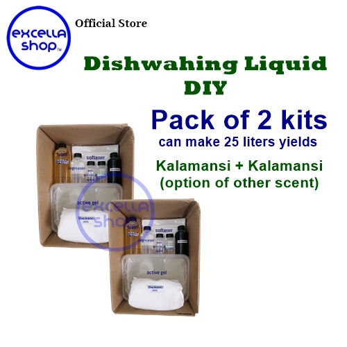 Dishwashing Liquid Soap Economy Diy Kit Raw Materials Pack Bundle Of