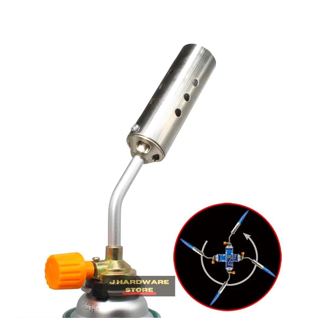 Burner Butane Gas Blowtorch Hand Ignition Torch Camping Welding Lighter