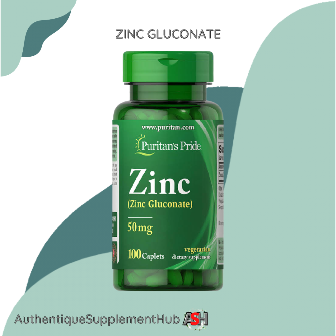 Puritans Pride Zinc Zinc Gluconate Mg Caplets Lazada Ph