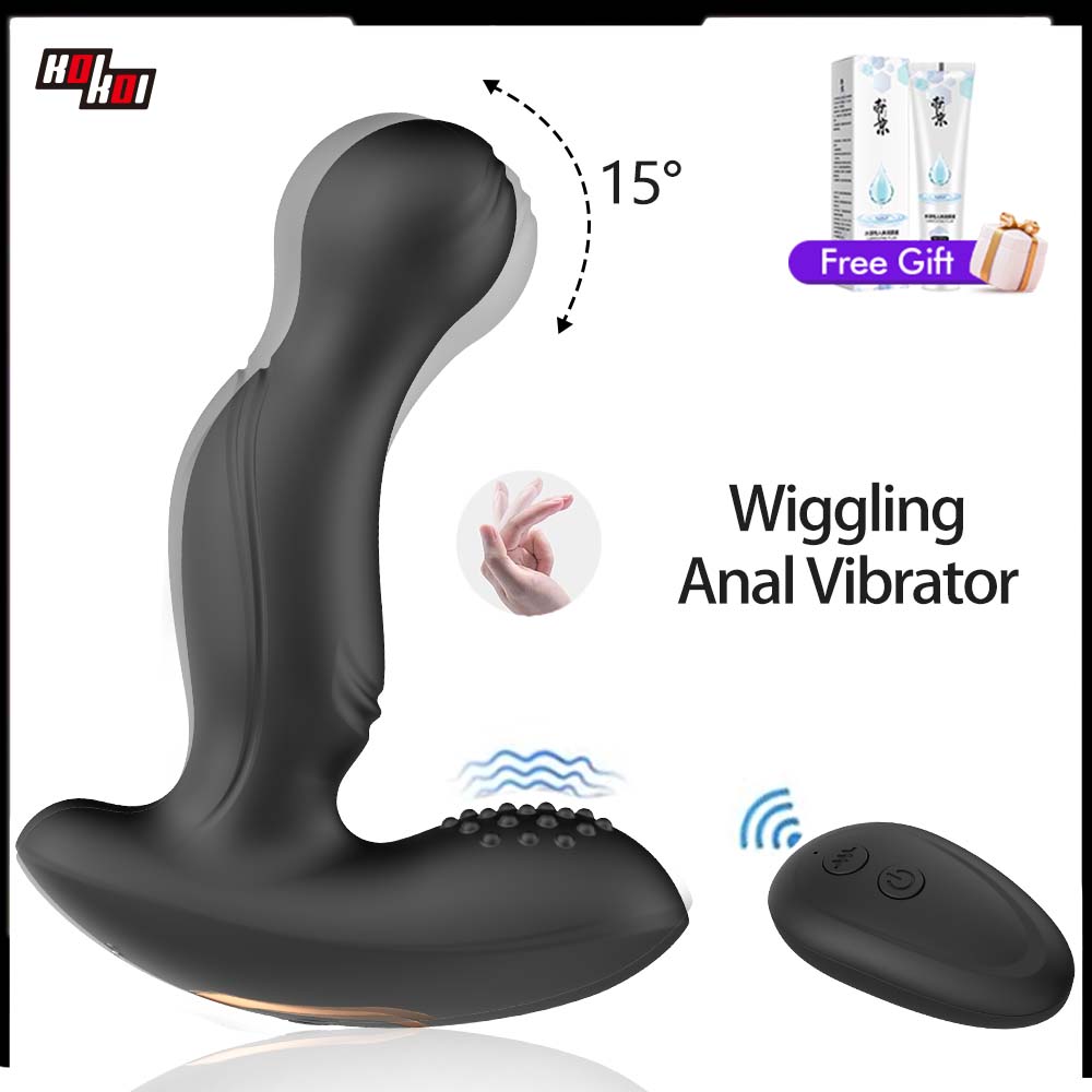 Wiggling Anal Vibrating Plug Vibrator Anal Sex Toys With Wiggling