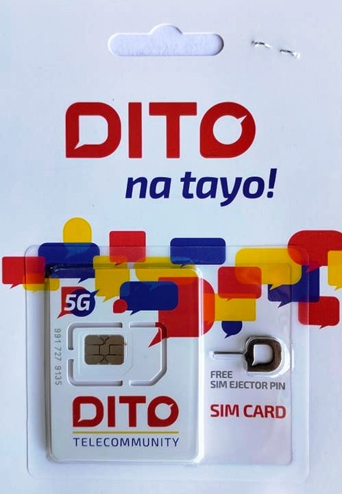 DITO SIM CARDS WITH 3GB FREE UNLI CALL TEXT 100 MINS CALL TO OTHER NET