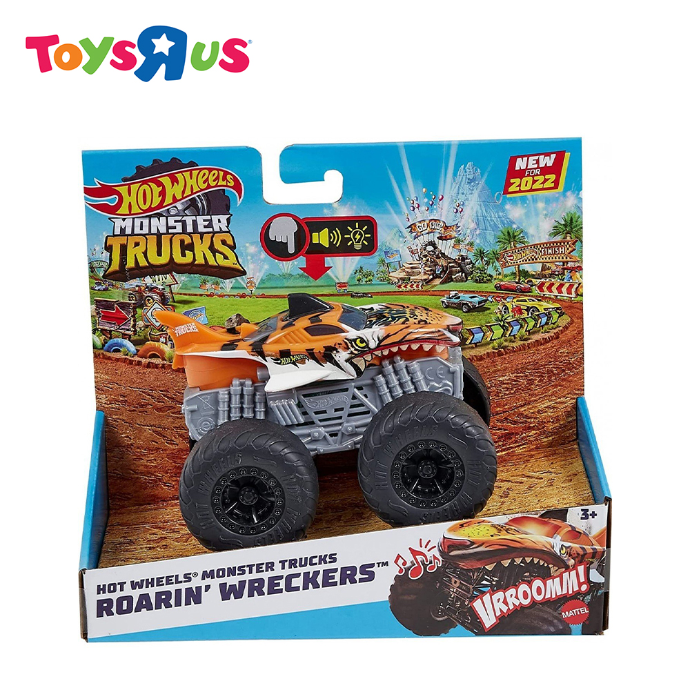 Hot Wheels Monster Trucks Roarin Wreckers Tiger Shark Lazada PH