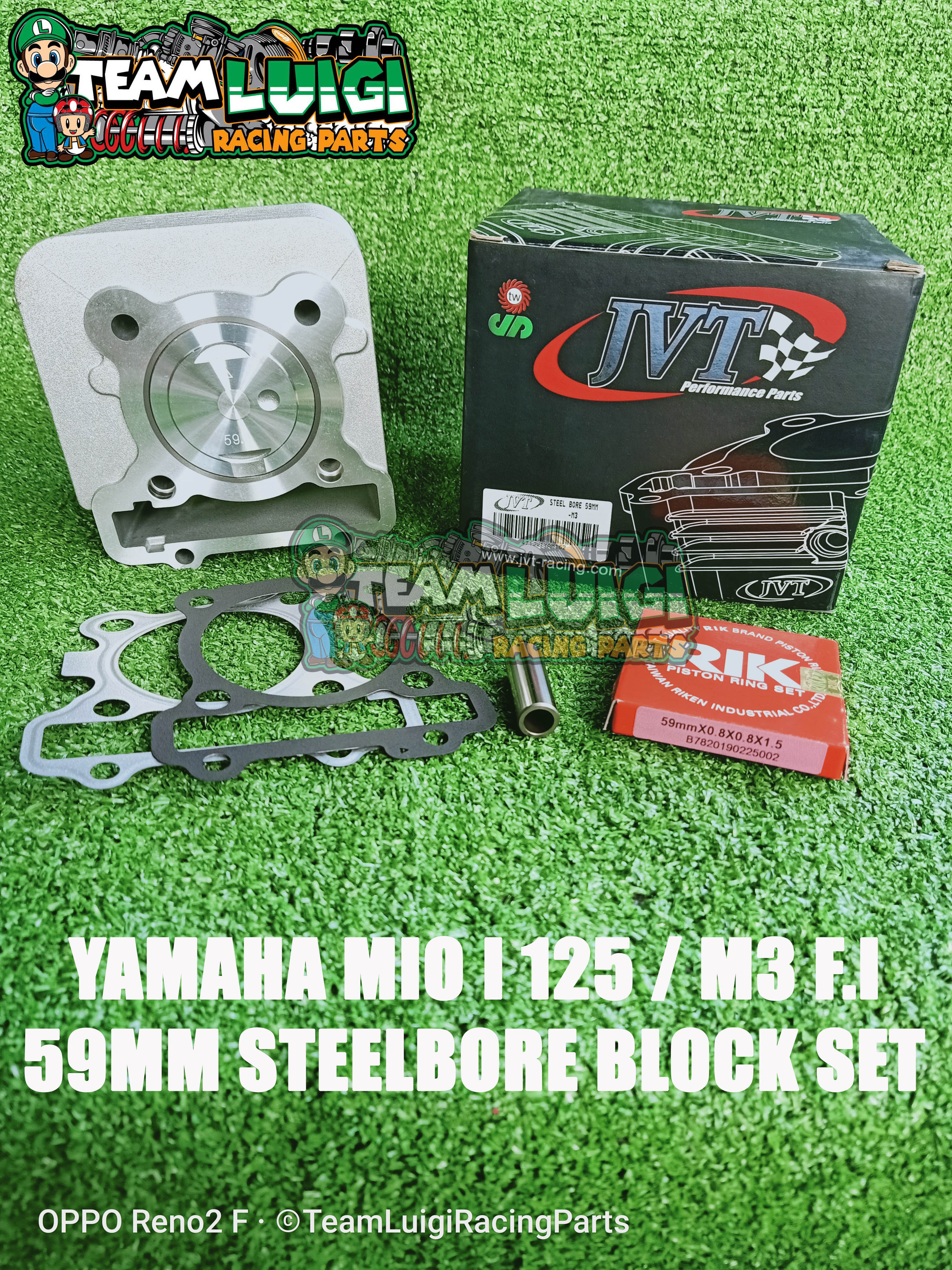 JVT YAMAHA MIO I 125 M3 F I 59MM STEELBORE BLOCK SET Lazada PH