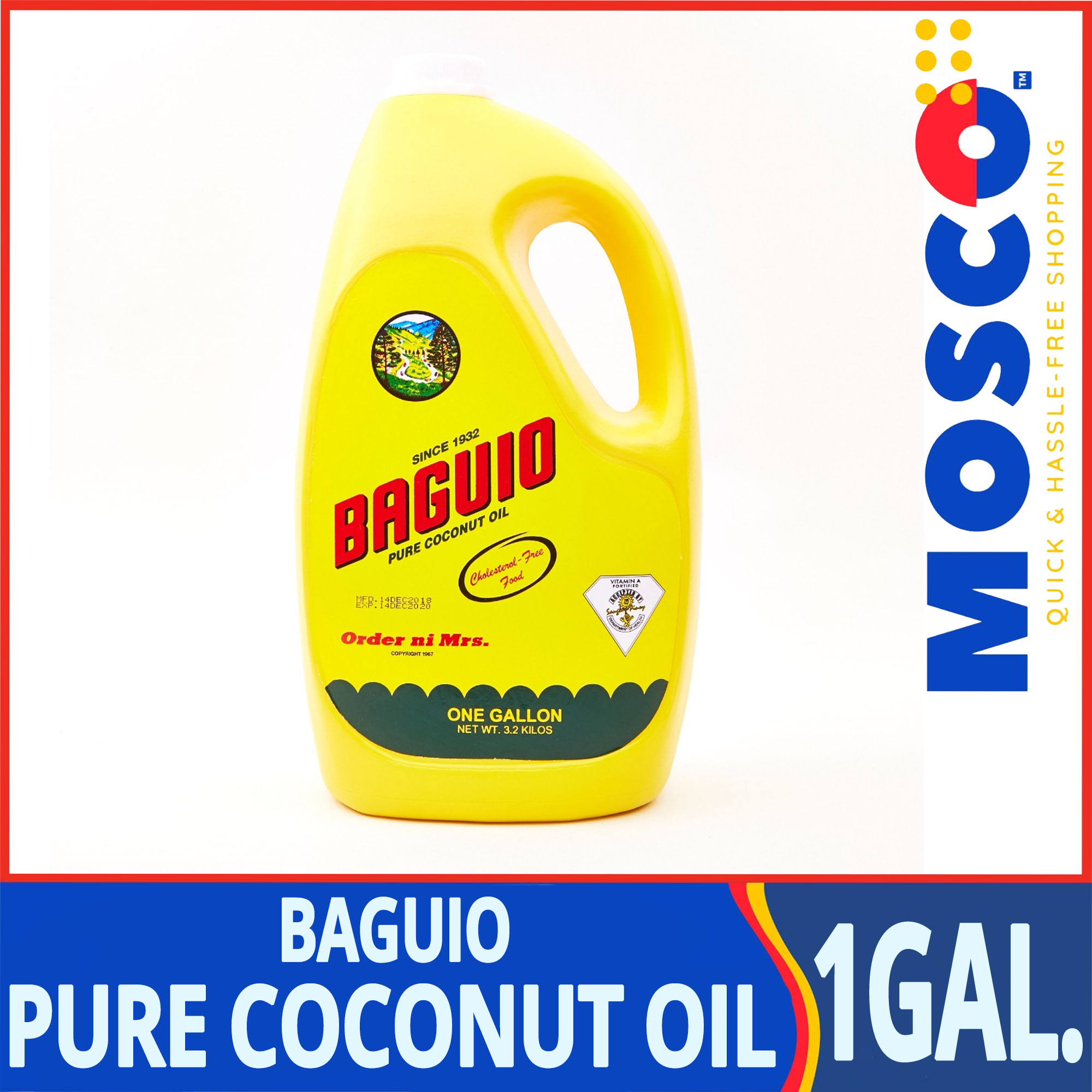 Baguio Pure Coconut Oil Gal Lazada Ph