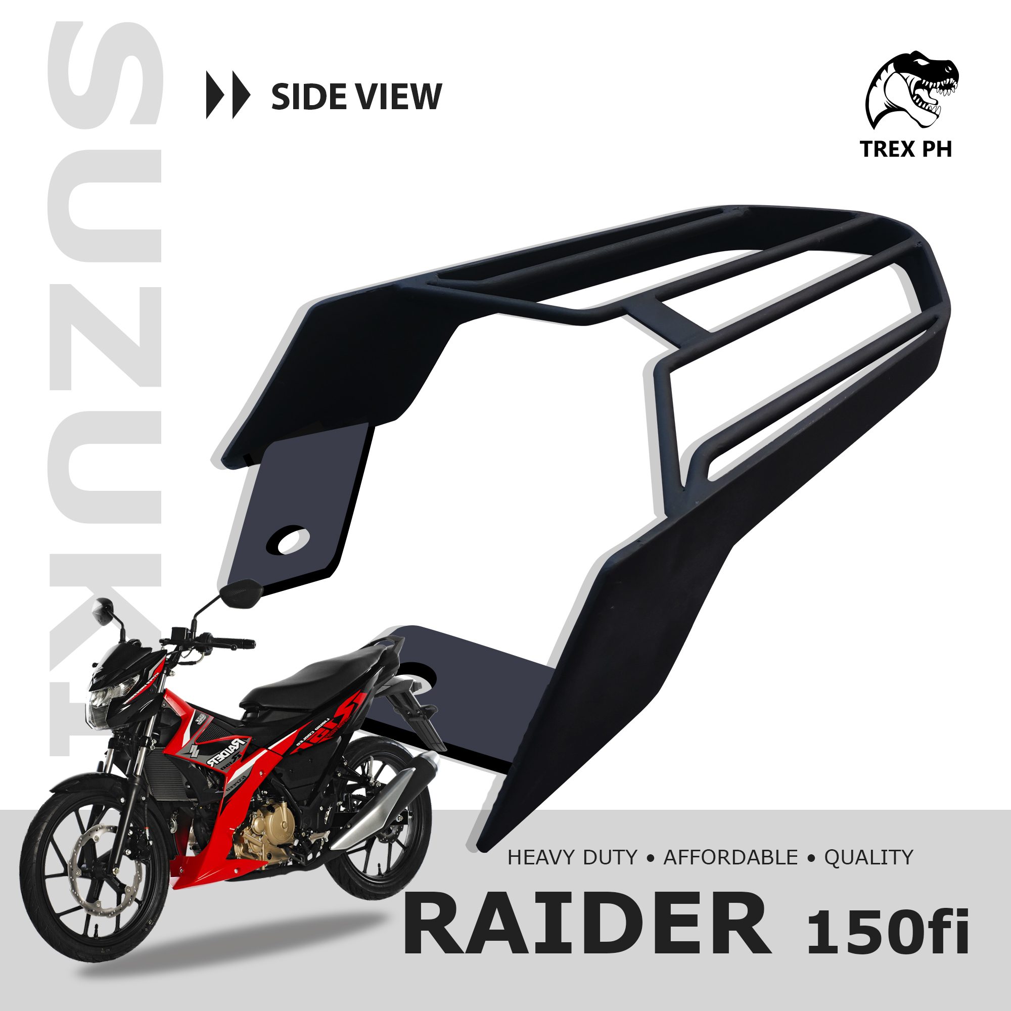 Suzuki Raider Fi Trex Rack Top Box Bracket For Suzuki Raider Fi