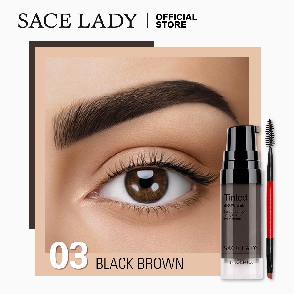 SACE LADY Eyebrow Waterproof Long Lasting Gel Make Up Set Eye Brow