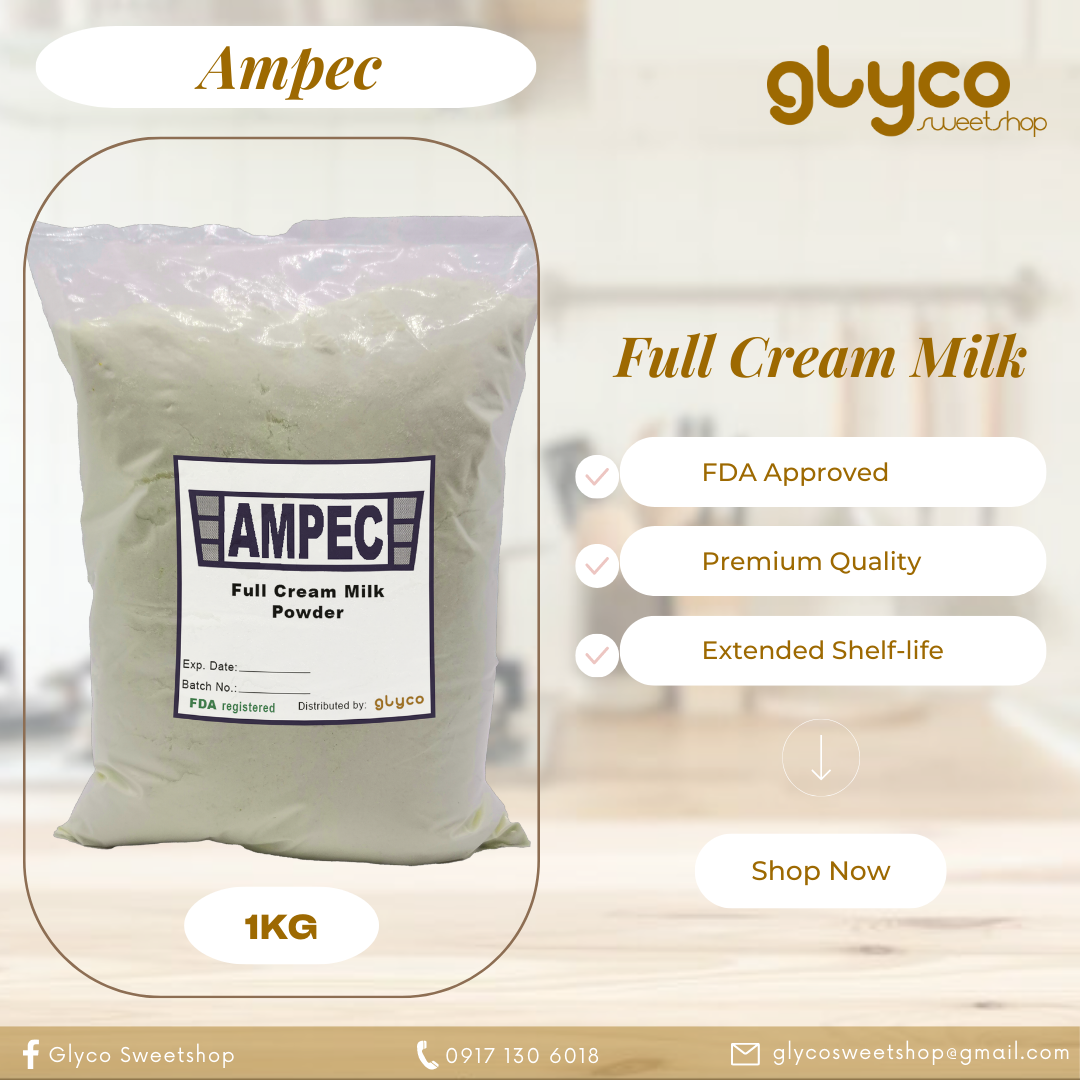 Ampec Full Cream Milk Powder 1KG 25KG 100 Premium Quality FDA