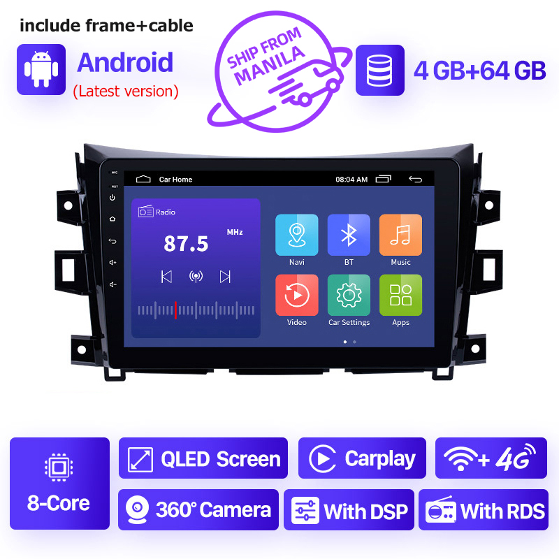 Seicane Inch Qled Touchscreen Android Car Radio Head Unit For