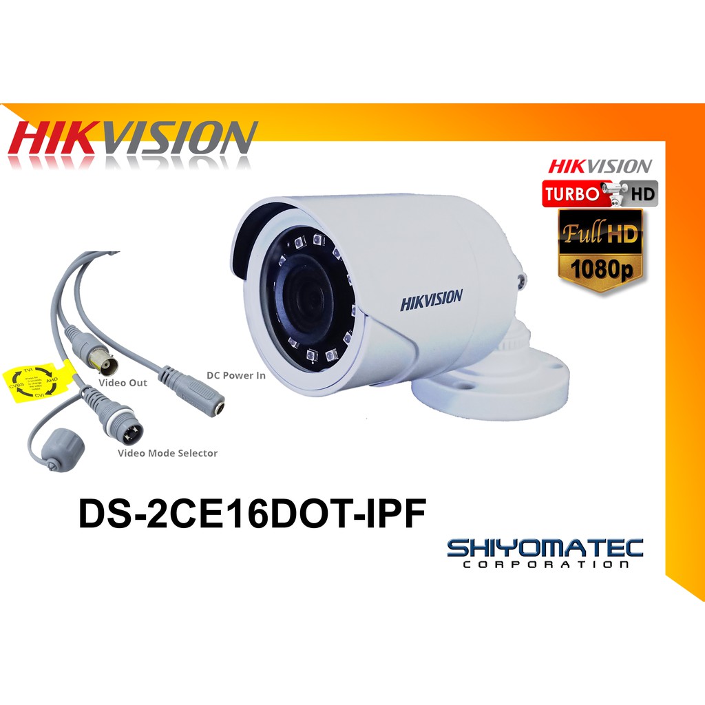 Hikvision Turbo Hd Mp P Bullet Camera Ds Ce D T Ipf Lazada Ph