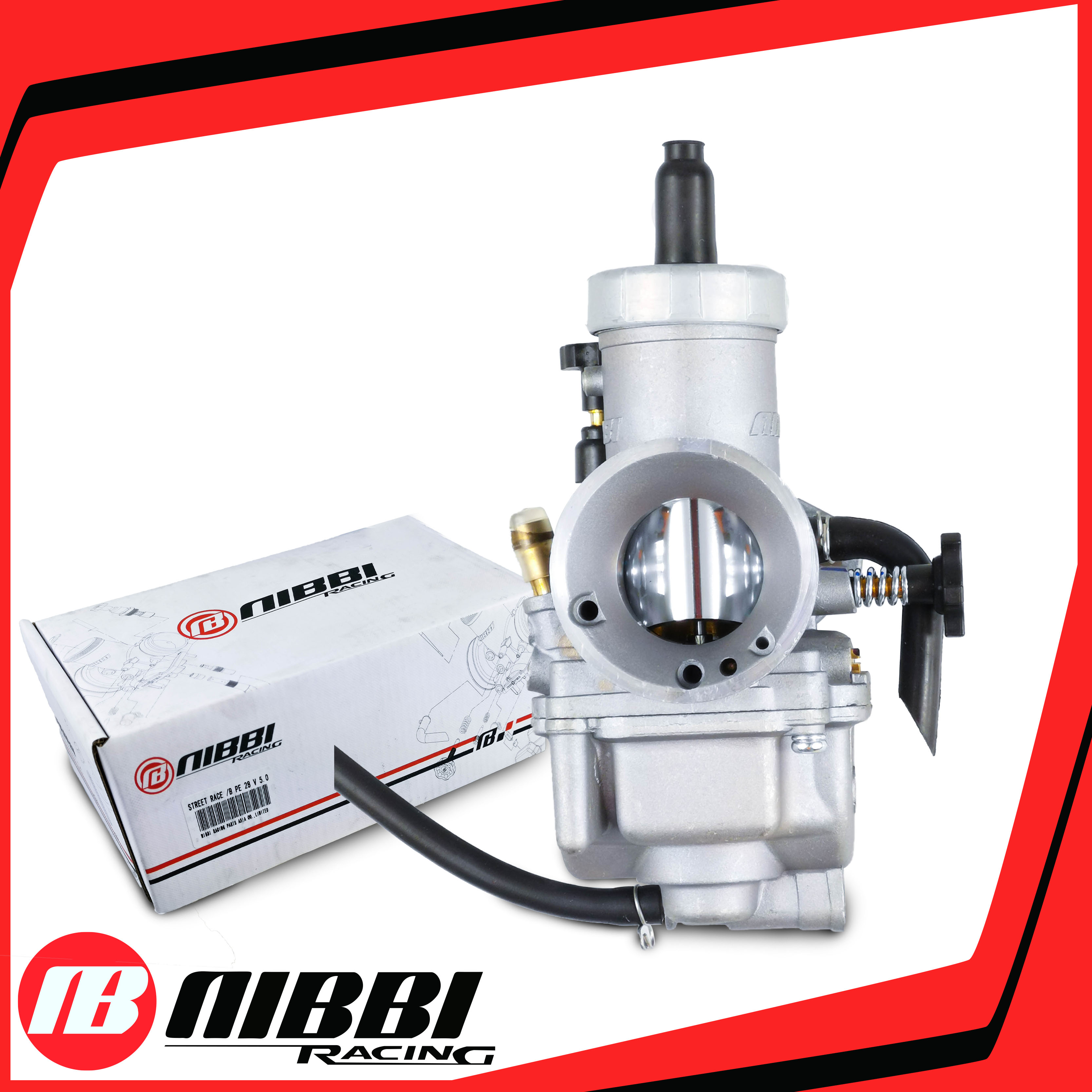 Nibbi Carburetor 22MM 24MM 28MM With Flange Bolted Plunger Type