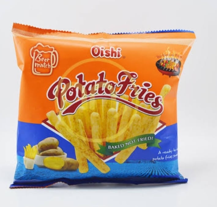 Oishi Potato Fries Baked Not Fried Barbeque Flavor 50g Lazada PH