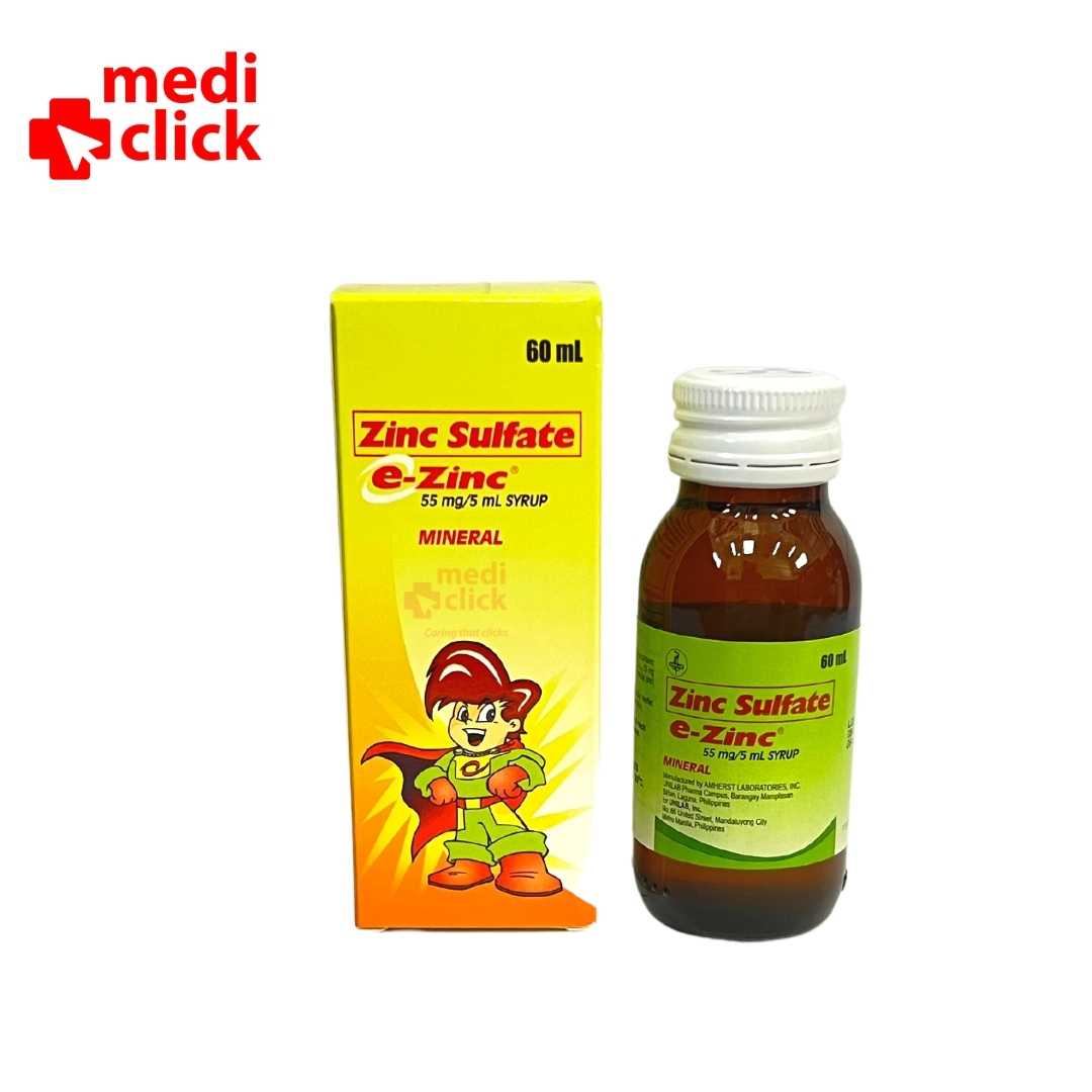 E Zinc 55mg 5ml 60ml 1 Bottle Lazada PH