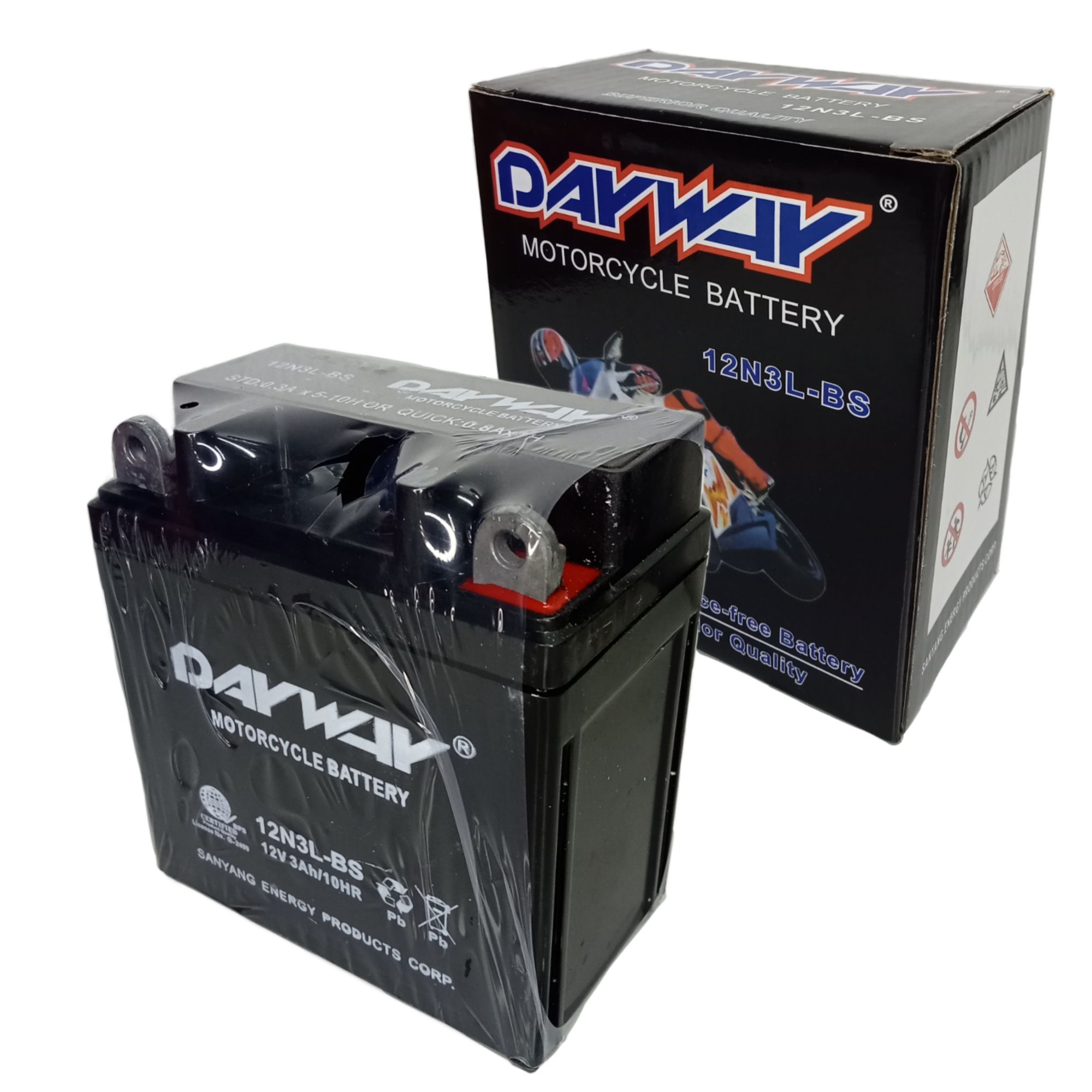 Rusi Kraken Battery Dayway N L Bl Dayway Motorcycle Battery