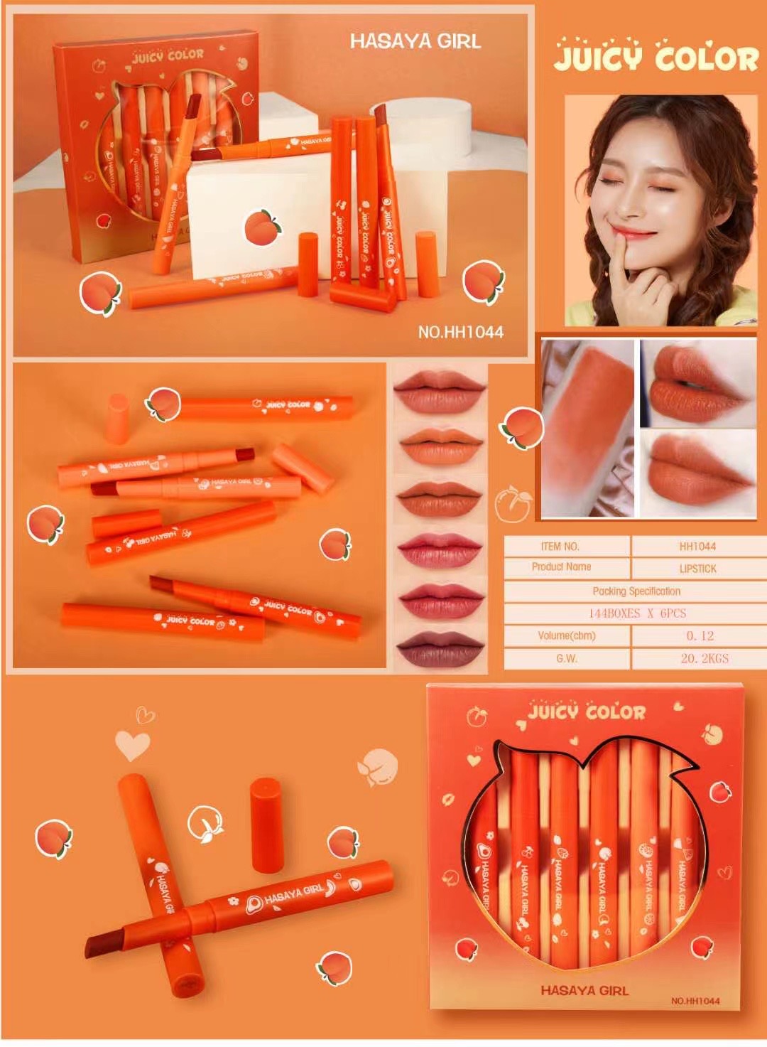 Hasaya Girl In Juicy Color Matte Lipstick Set Lazada Ph