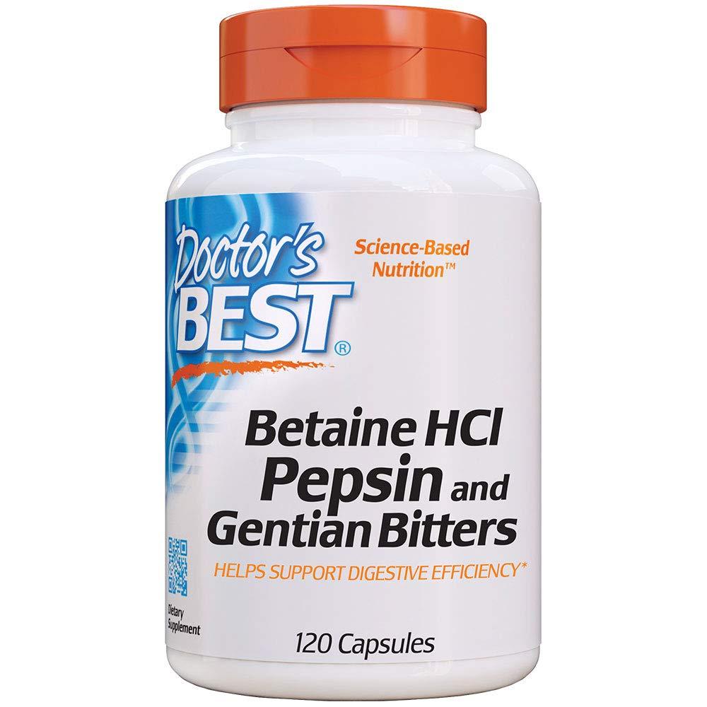 Doctor S Best Betaine HCI Pepsin And Gentian Bitters Digestion