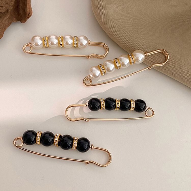 1pc Pearl Brooch Pin Tightening Waistband Pin Metal Pearl Lazada PH