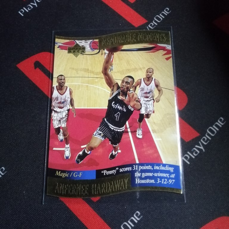 1997 Anfernee Penny Hardaway Upper Deck Memorable Moments NBA Card