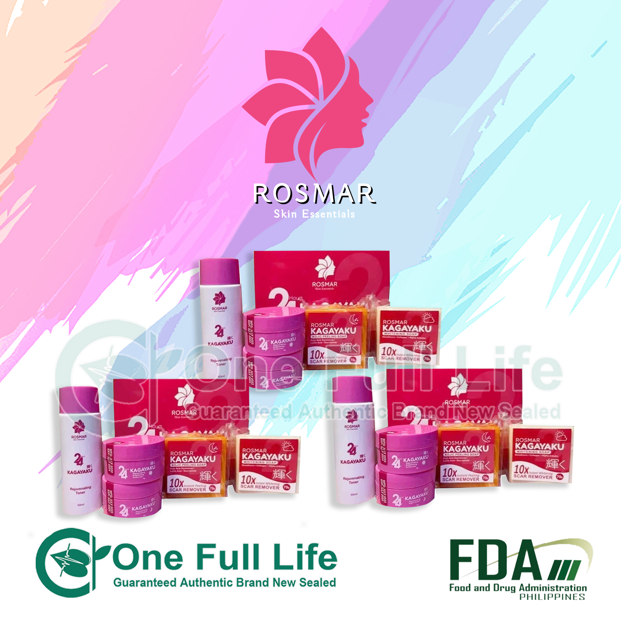 Rosmar Kagayaku Rejuvenating Kit Boxes Lazada Ph