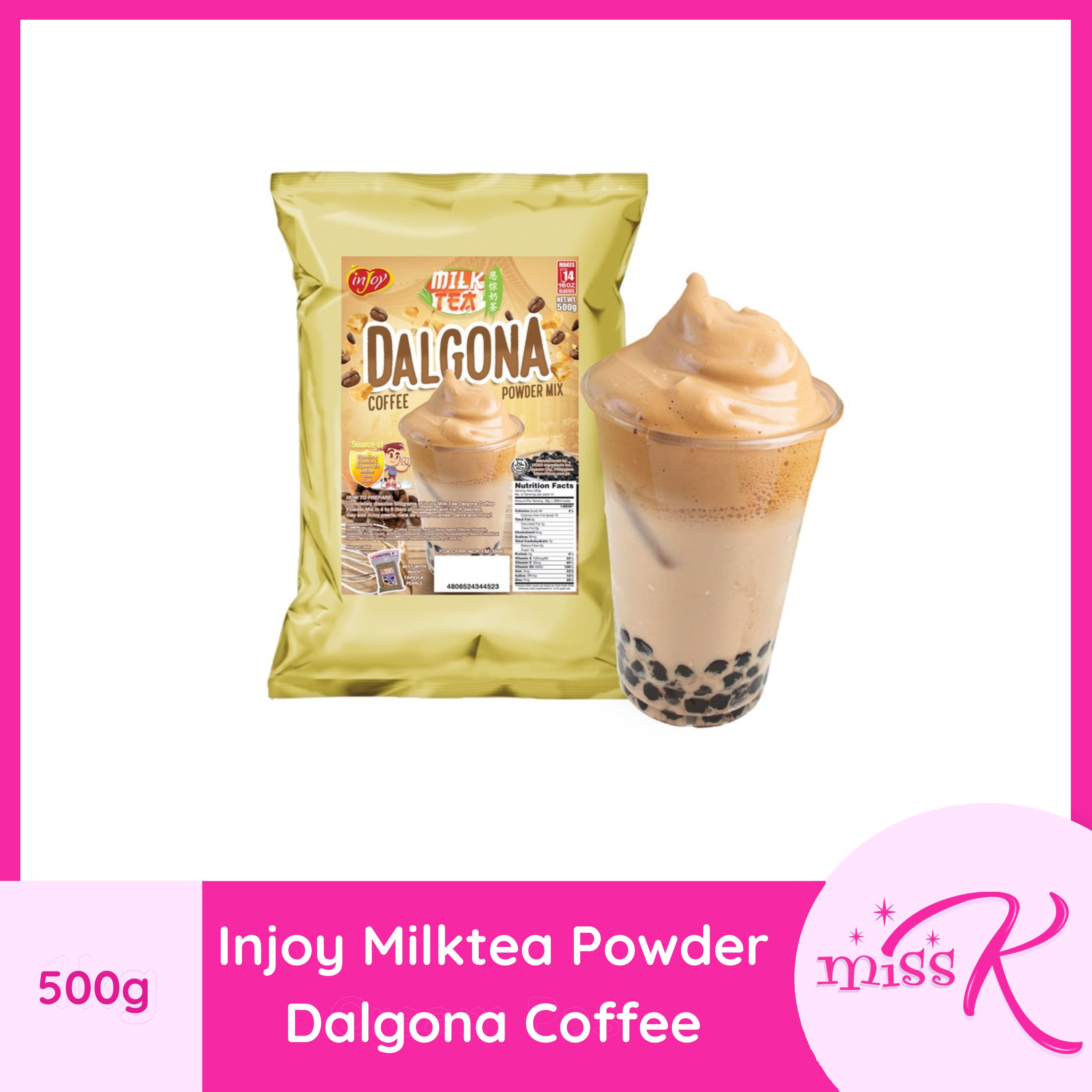 Injoy Milktea Powder Milk Tea Powdered Drink 500g Lazada PH