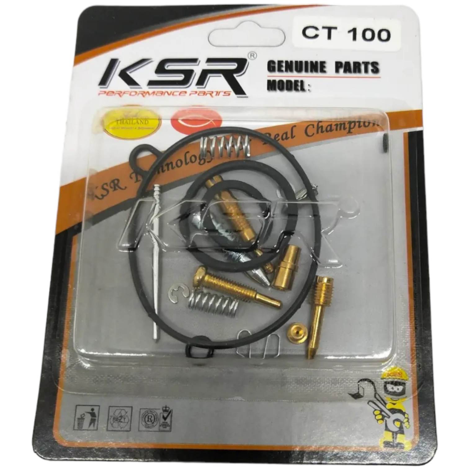 CARBURATOR REPAIR KIT CT100 KSR THAILAND PARTS Lazada PH