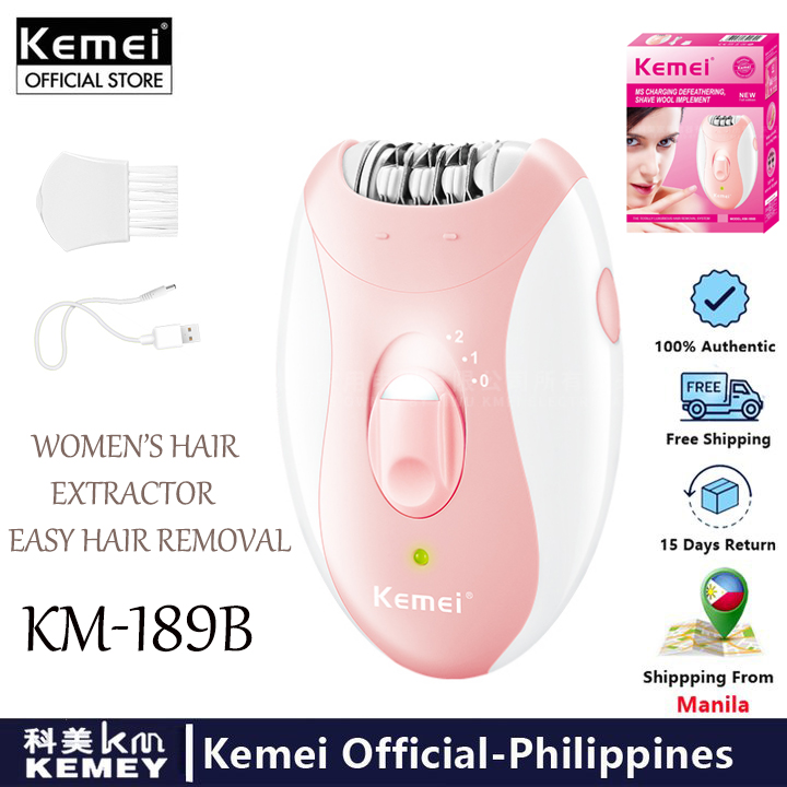 Kemei Km A Epilator Women Rechargeable Electric Shaver For Women