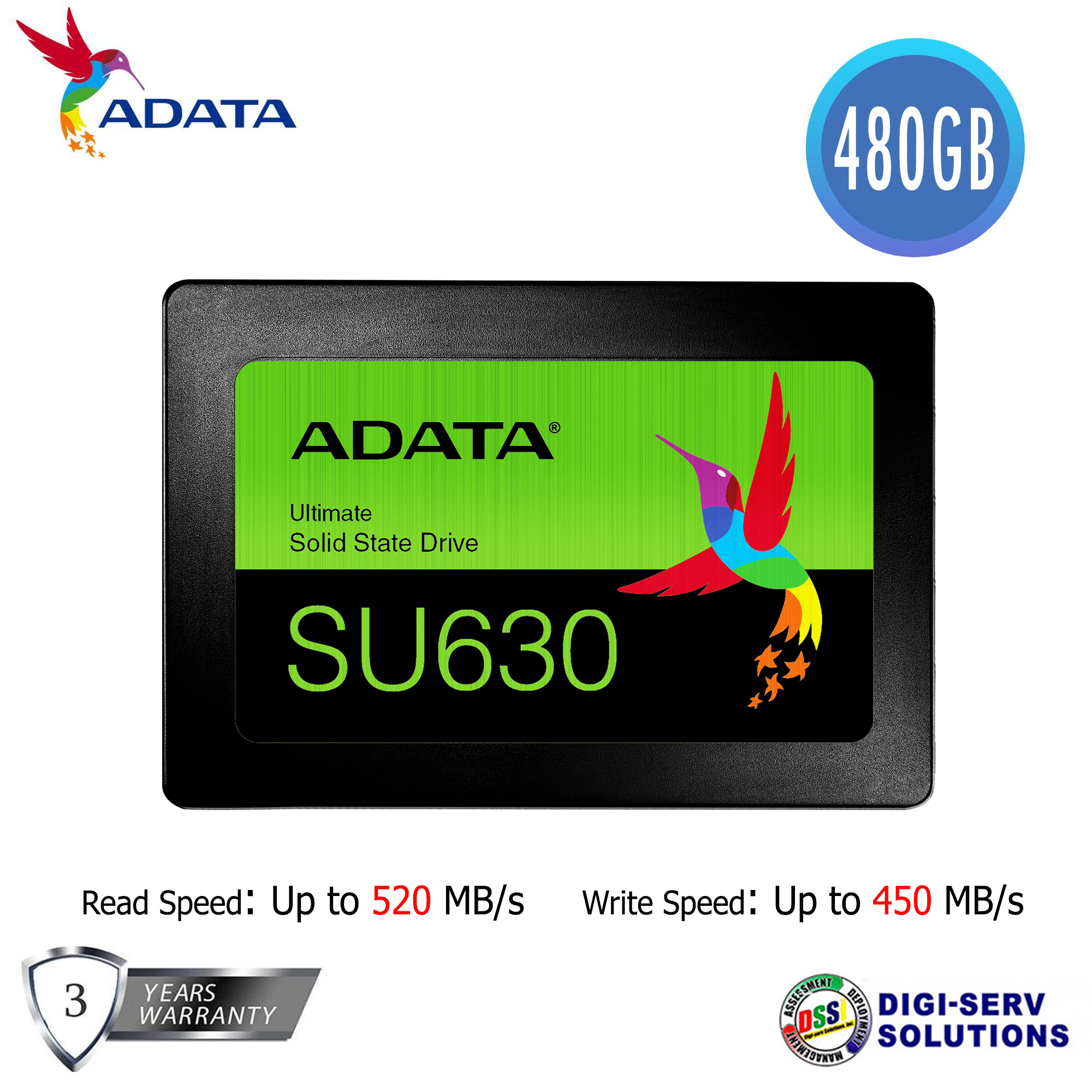 Adata Ultimate Su Gb Solid State Drive Asu Ss Gq R With Up