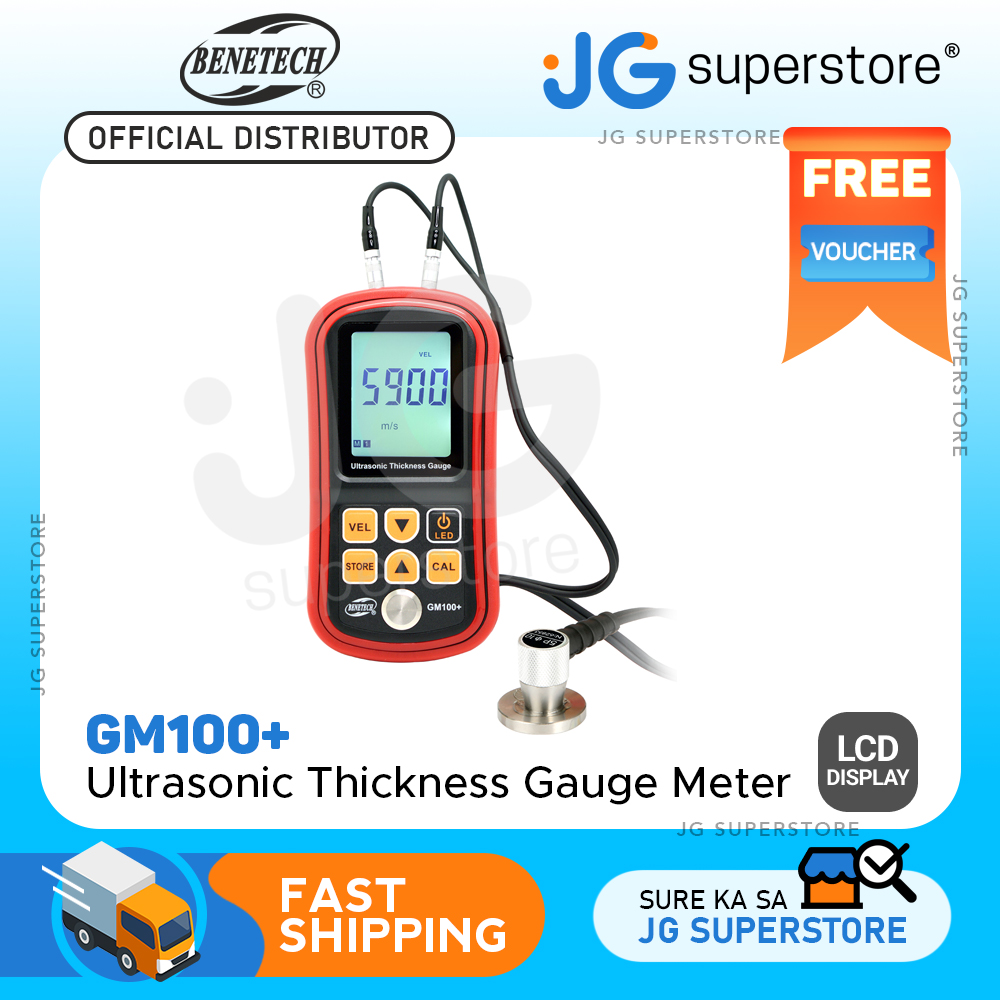 Benetech GM100 Plus Ultrasonic Thickness Gauge Tester Metal Width