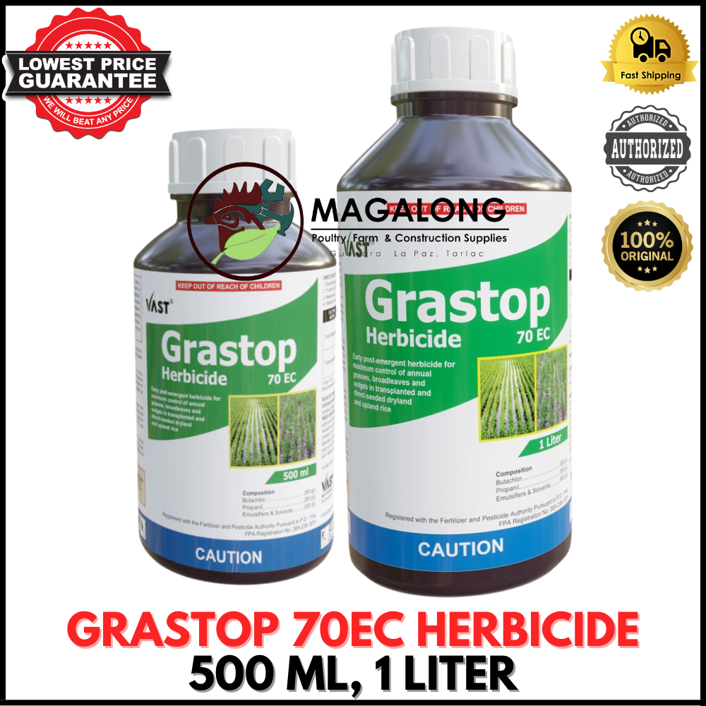 GRASTOP 70 EC SELECTIVE HERBICIDE 500 ML 1 LITER VAST Lazada PH