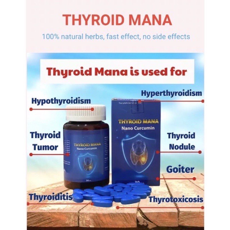 Thyroid Mana Nano Cucurmin Caps For Thyroid Disease Goither Lazada Ph