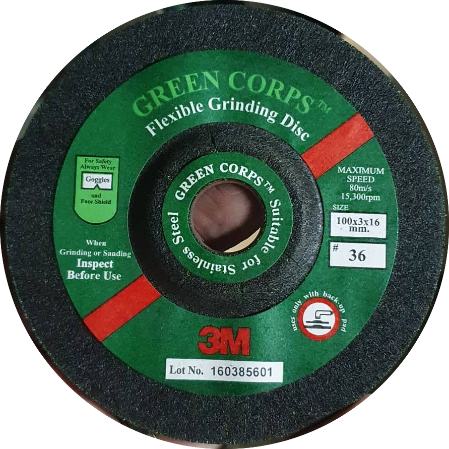 M Green Corps Flexible Grinding Disck X X Mm Depressed Center