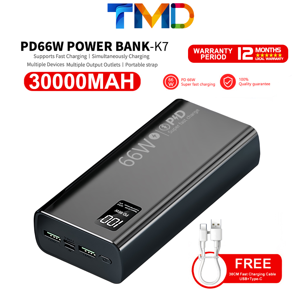 Tmd Powerbank Heavy Duty Original K Pd W Fast Charging Mah