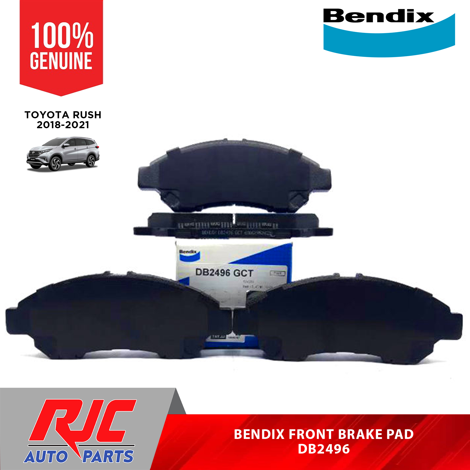 Bendix Db 2496 Brake Pad Toyota Rush 2018 2021 1Set Lazada PH