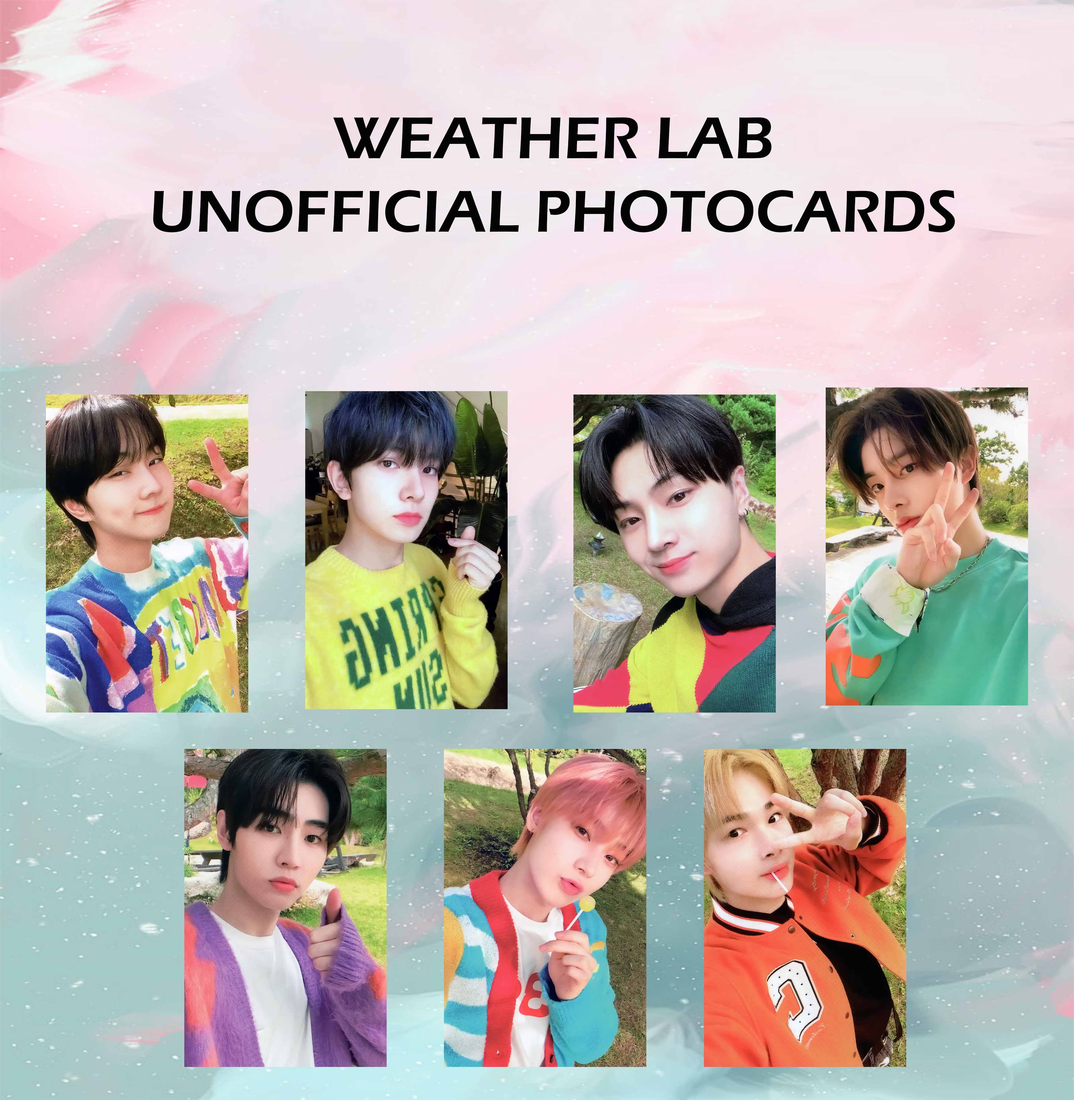 Enhypen Sg Weather Lab Unofficial Photocard Set Read Description