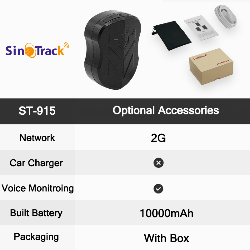 New 4G ST 915 Waterproof GPS Tracker Vehicle Track Locator Magnet Long