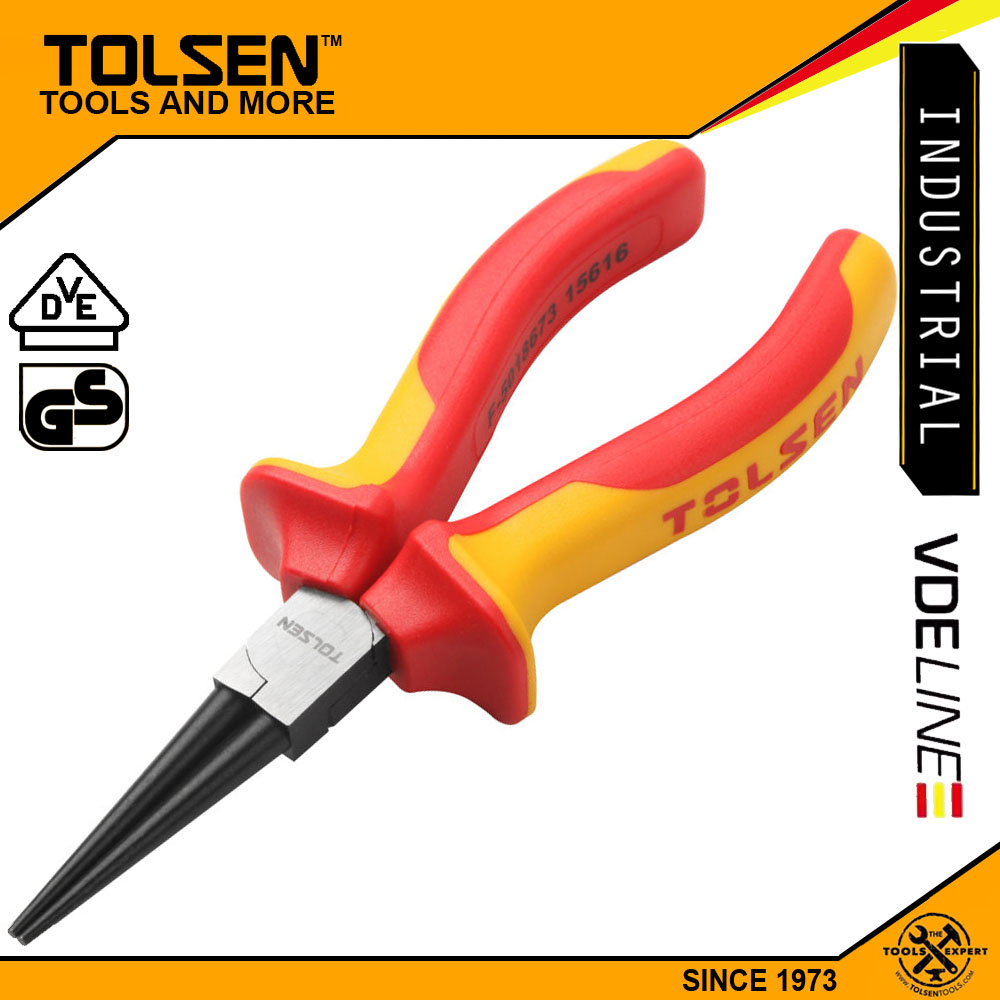 Tolsen Vde Insulated Round Nose Pliers V V Premium Line