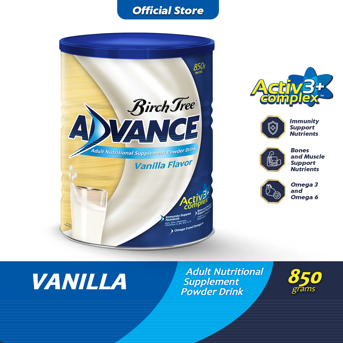 Birch Tree Advance Adult Powdered Milk Vanilla G Lazada Ph