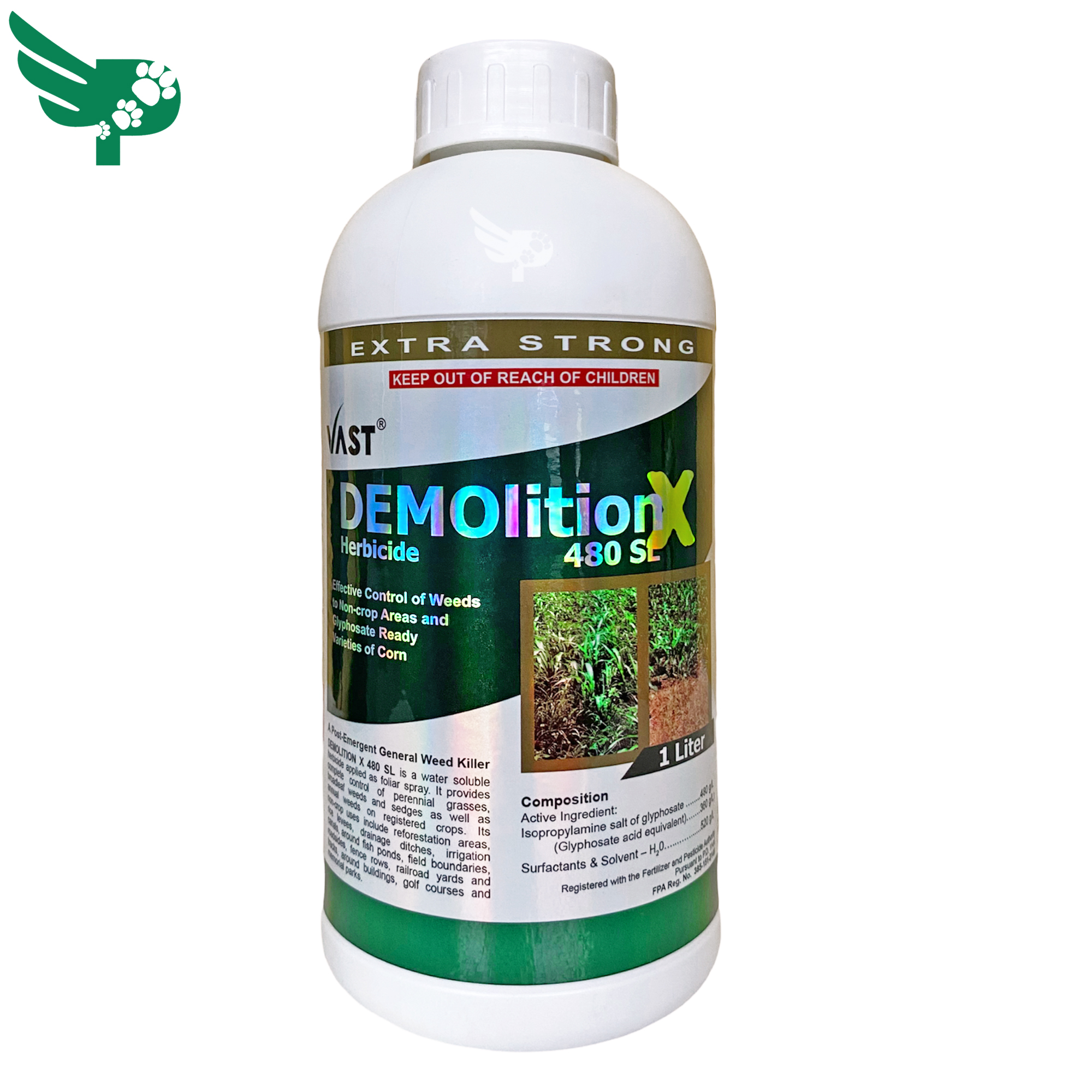 Demolition X Herbicide Sl Liter Eliminate Weeds In The