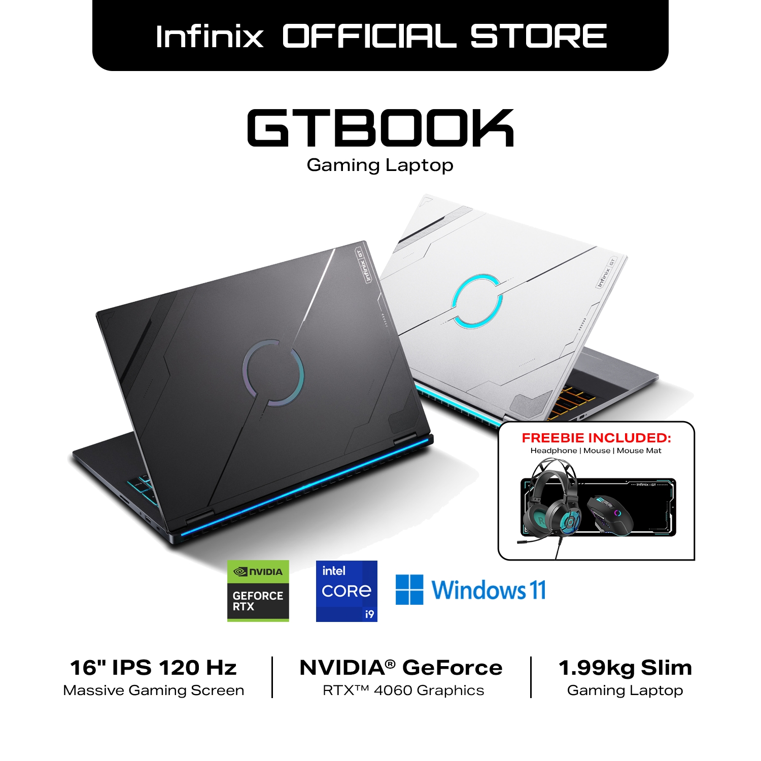 Infinix Gt Book Laptop Core I H Ips Gb Tb Ssd Win