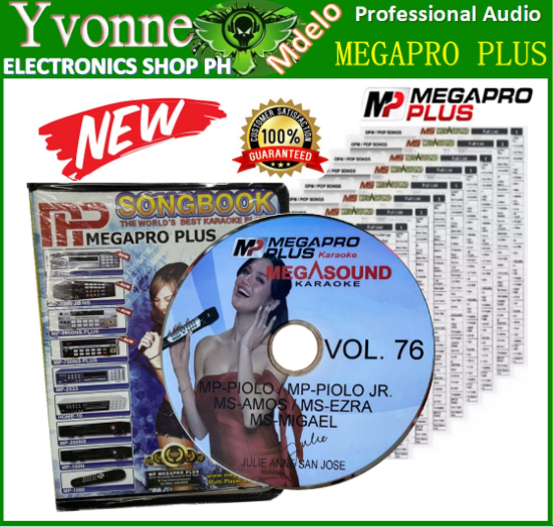 Megapro Plus Cd Mp Songbook With Full Songlist Updated Cd Vol