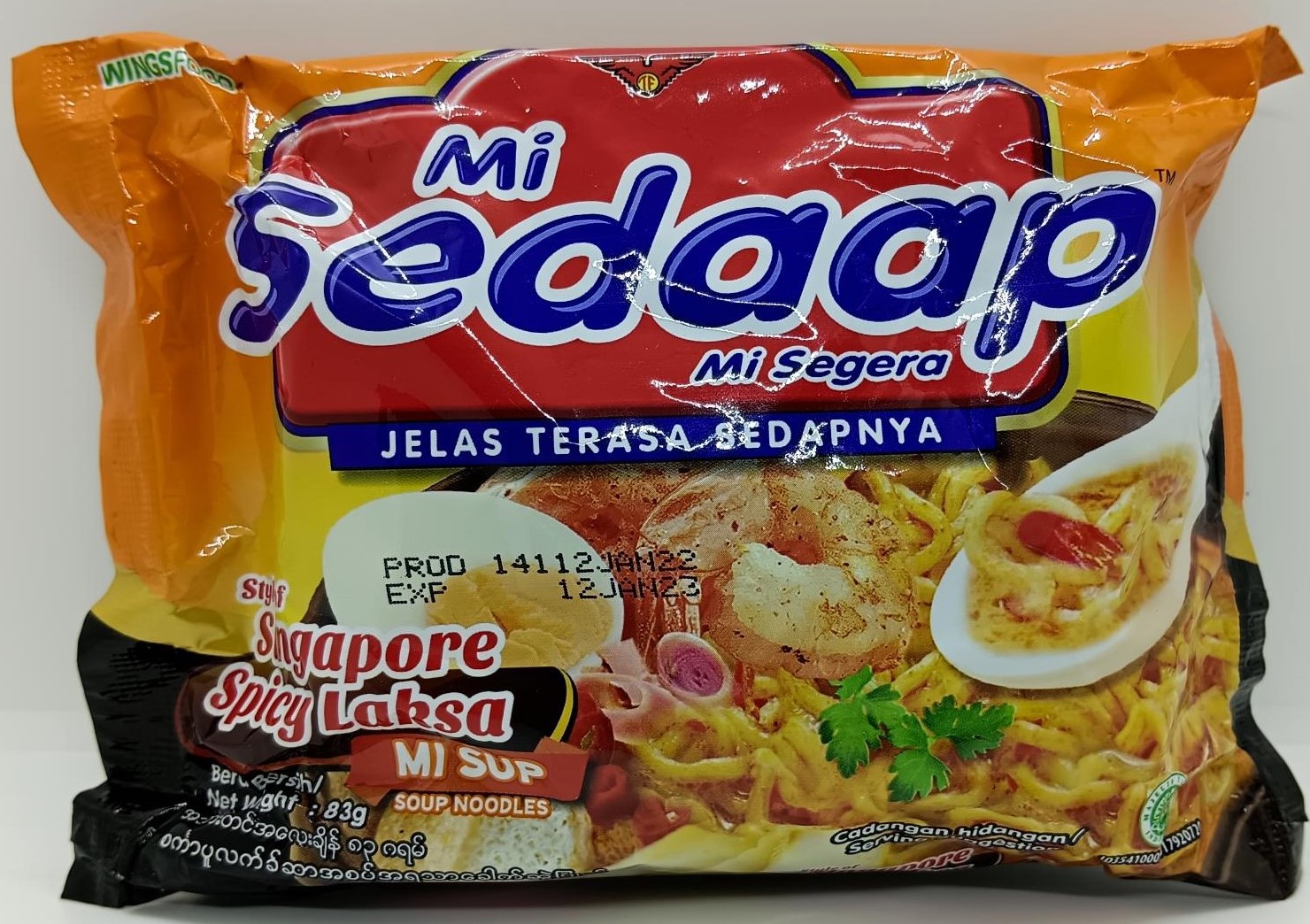 Piece Mi Sedaap Singapore Spicy Laksa Instant Soup Noodles Lazada Ph