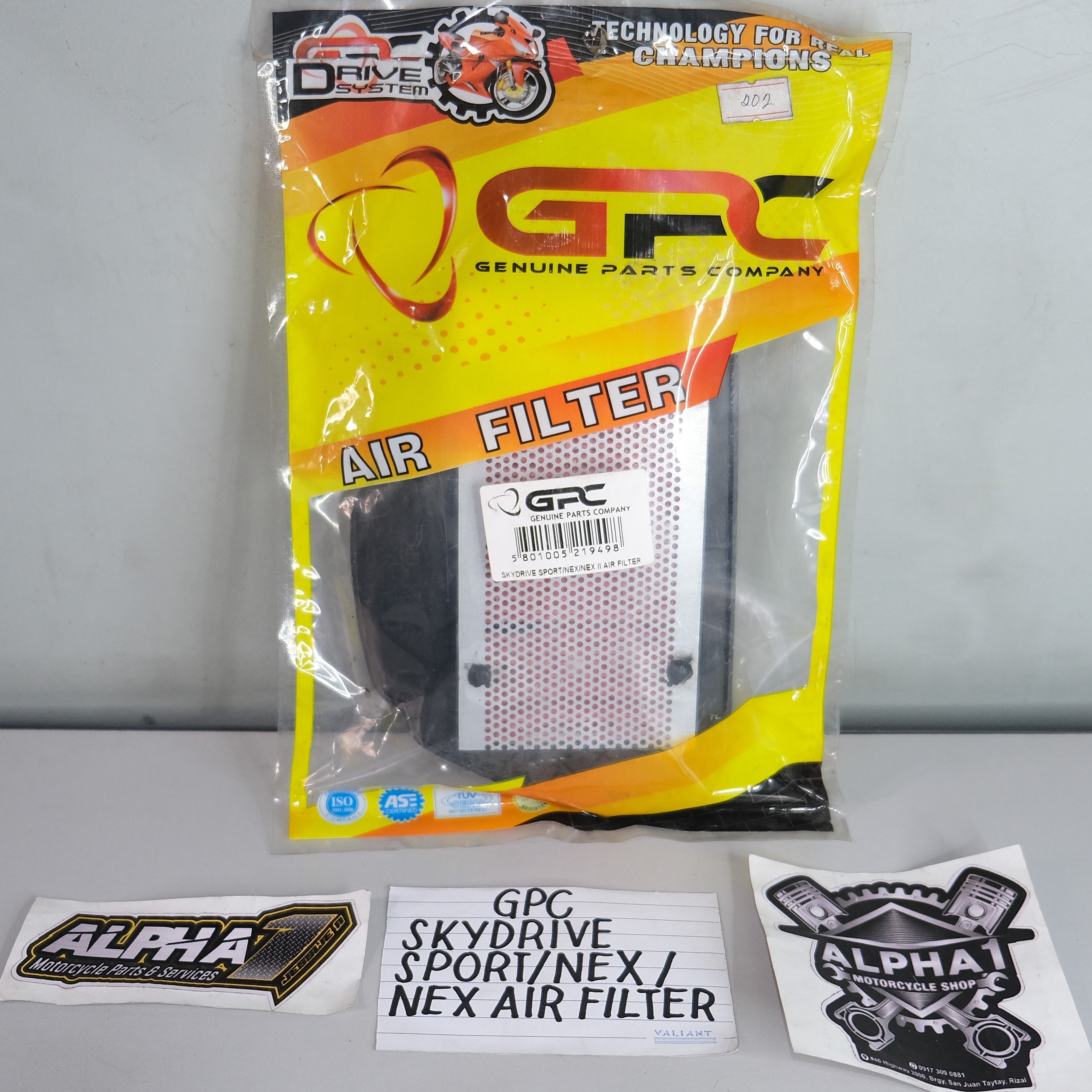 AIR FILTER SKYDRIVE SPORT NEX NEX II GPC Lazada PH