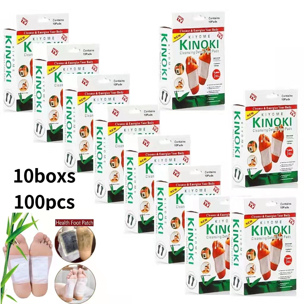 Boxs Pcsoriginal Kinoki Cleansing Detox Foot Pads Organic Herbal