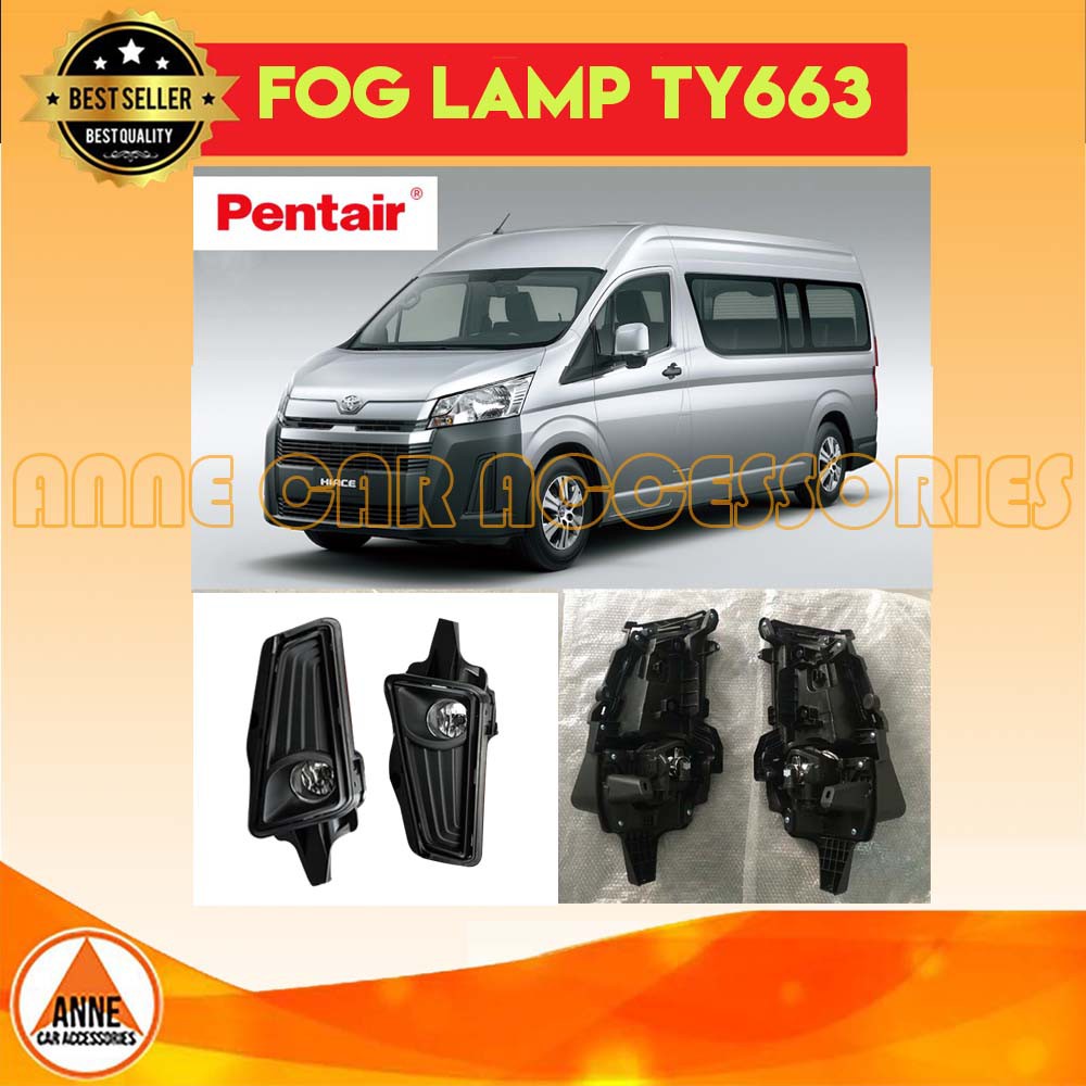 Pentair Foglamp Set Toyota Hiace 2019 2021 Fog Light Fog Lamp High