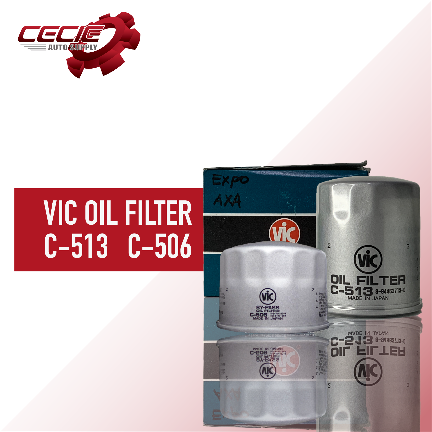 Vic Oil Filter C 508A Set C 513 C 506 For Isuzu 4BE1 4BC2 4BA1